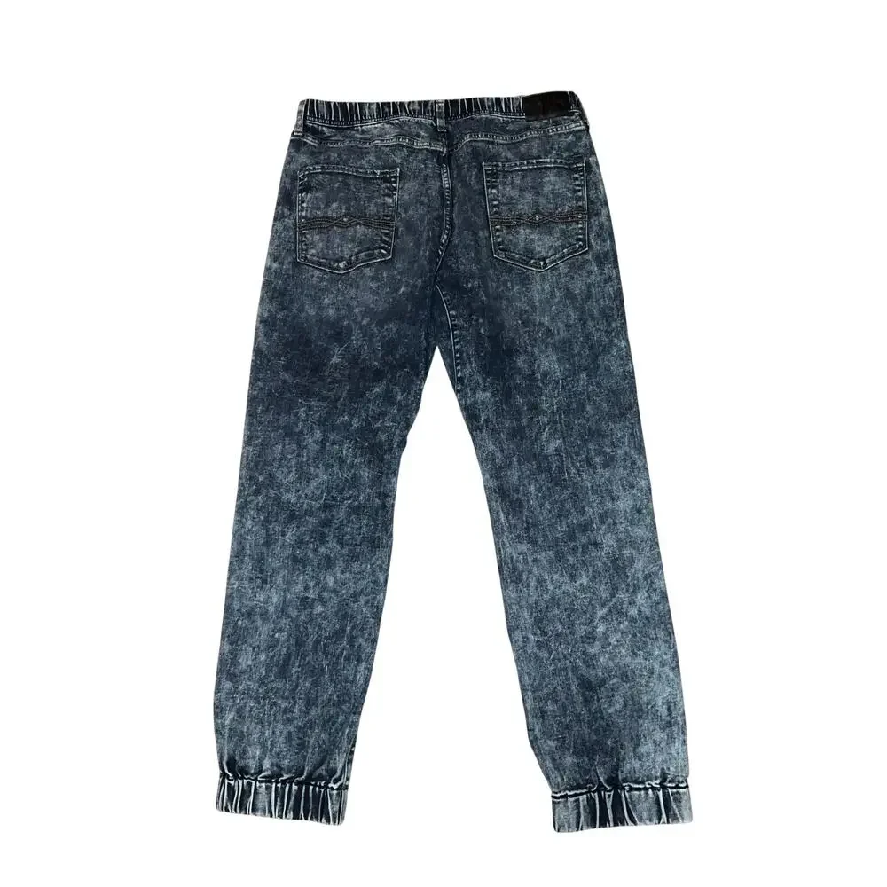 Denizen Levi’s Crop Denim Lab Stone Wash Jogger Jeans Size 36 waist